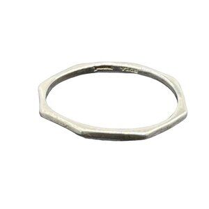 Pura Vida 925 Sterling Silver Mid Band Ring Minimalist Classic Everyday 7.25